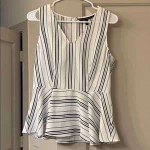 WHBM Peplum Top